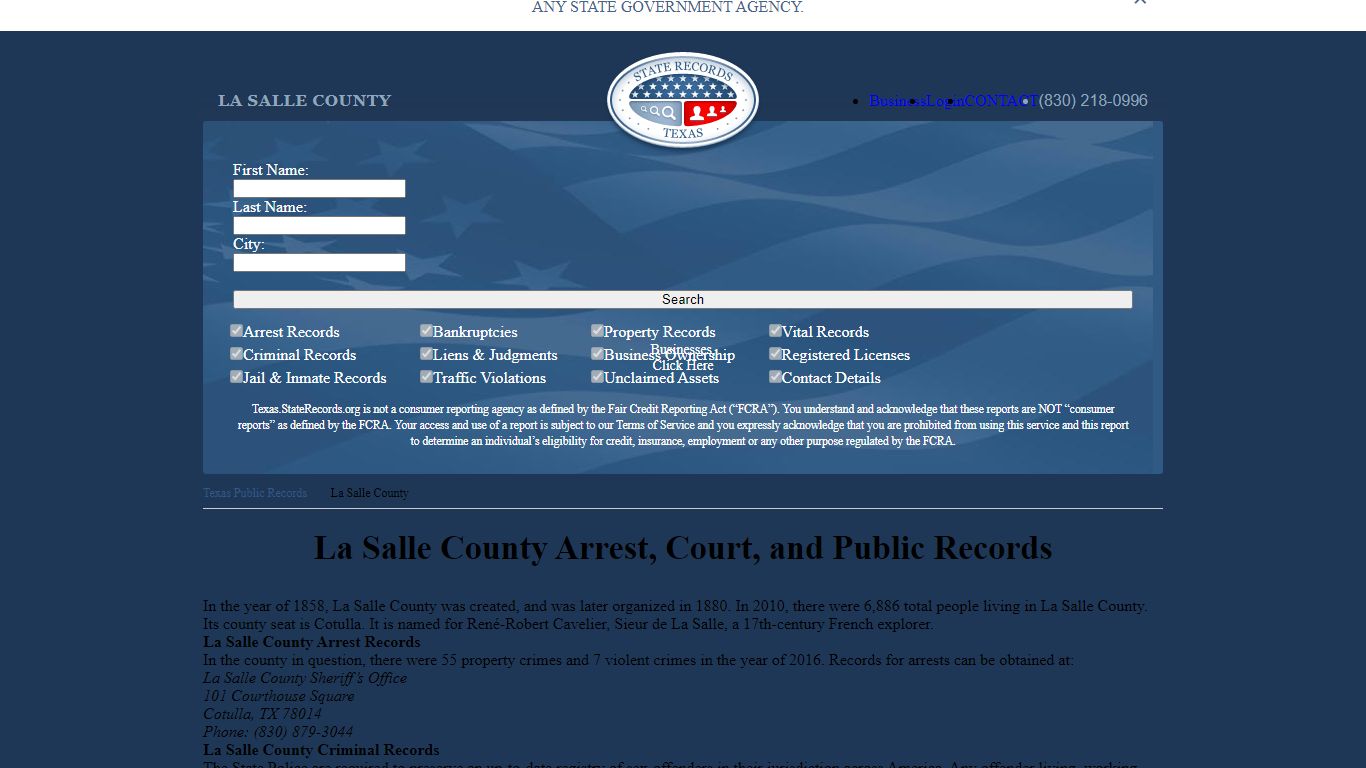 La Salle County Arrest, Court, and Public Records